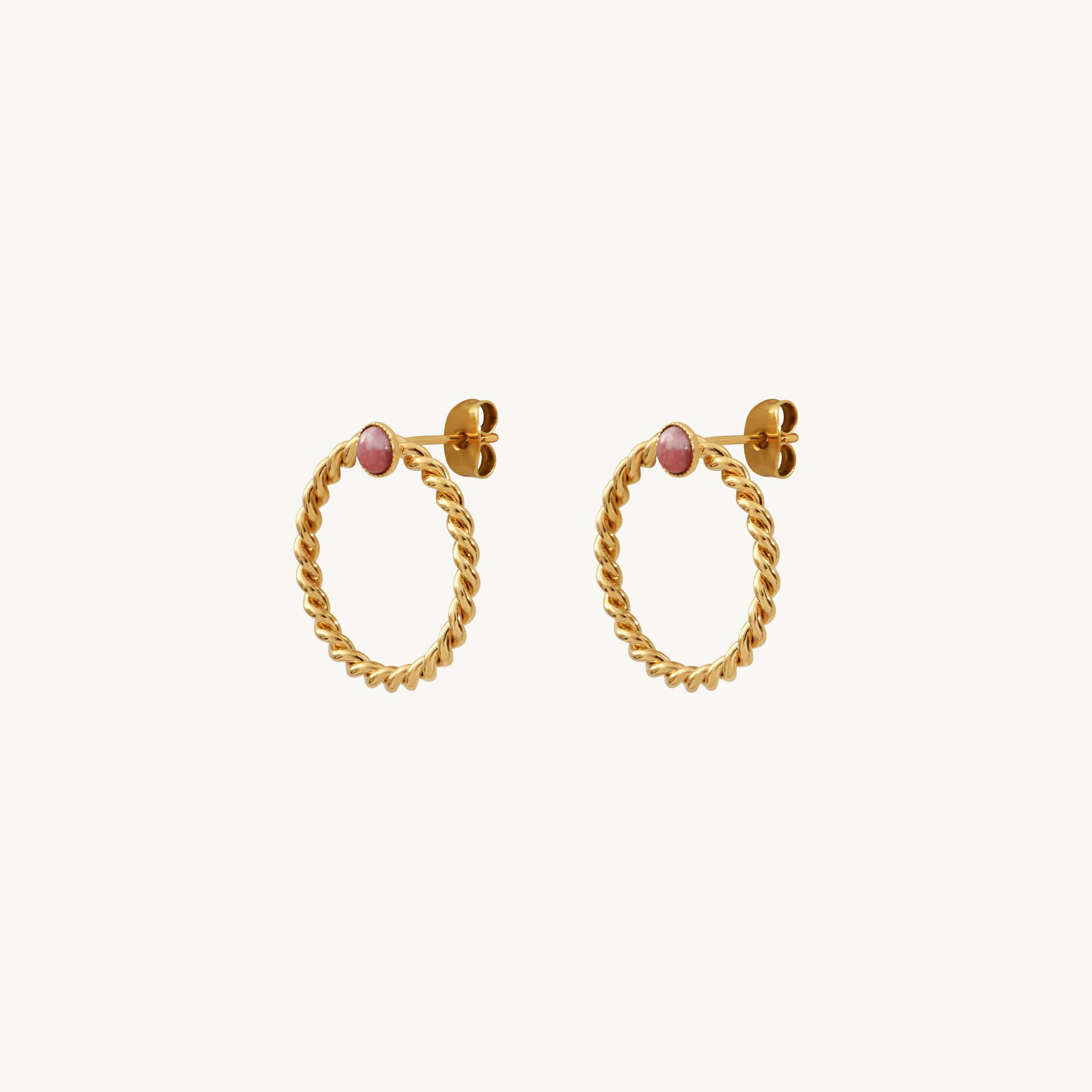Boucles d'oreilles Camille pierres fines