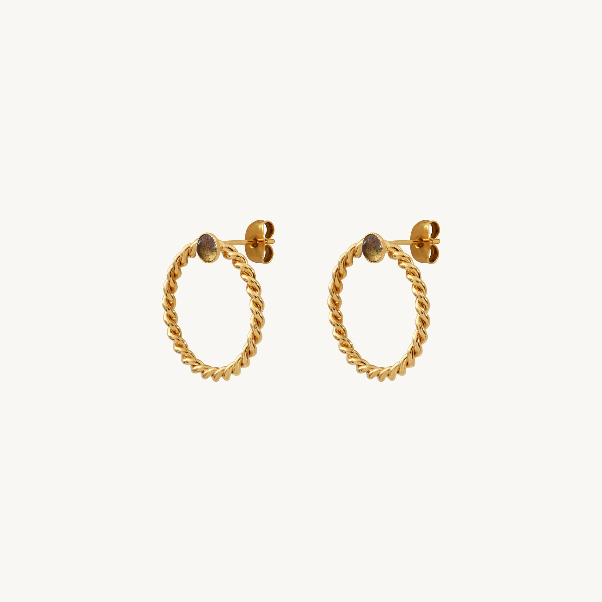 Boucles d'oreilles Camille pierres fines