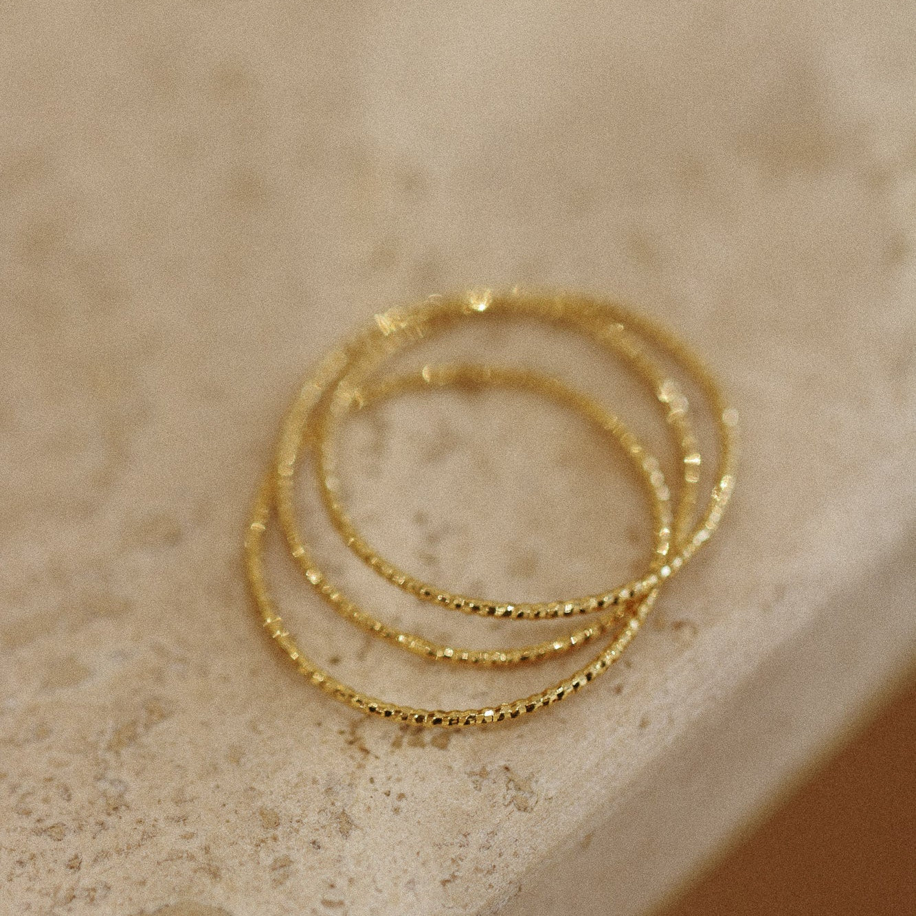 Bague Eléna Triple dorée