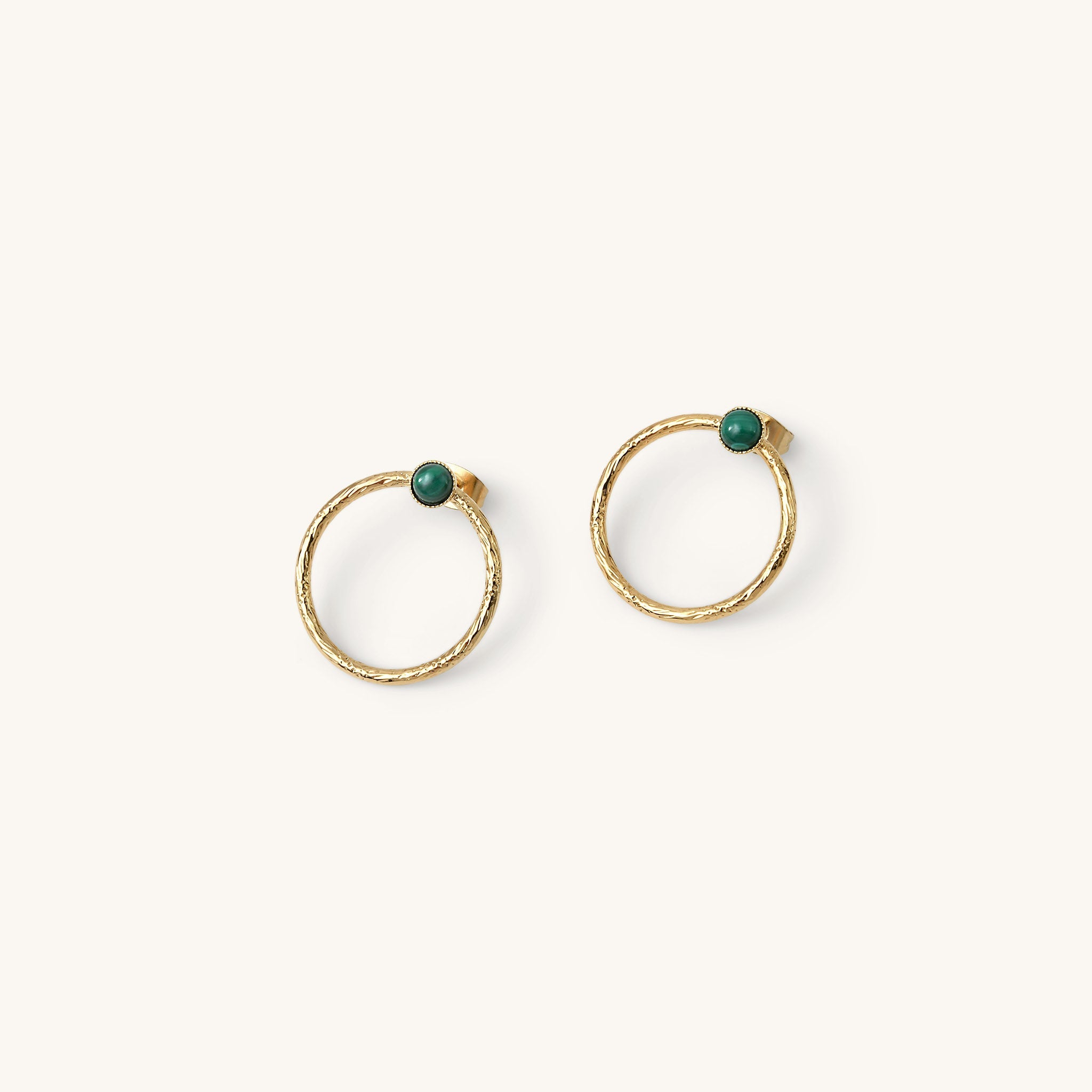 Boucles d'oreilles Laura pierres fines