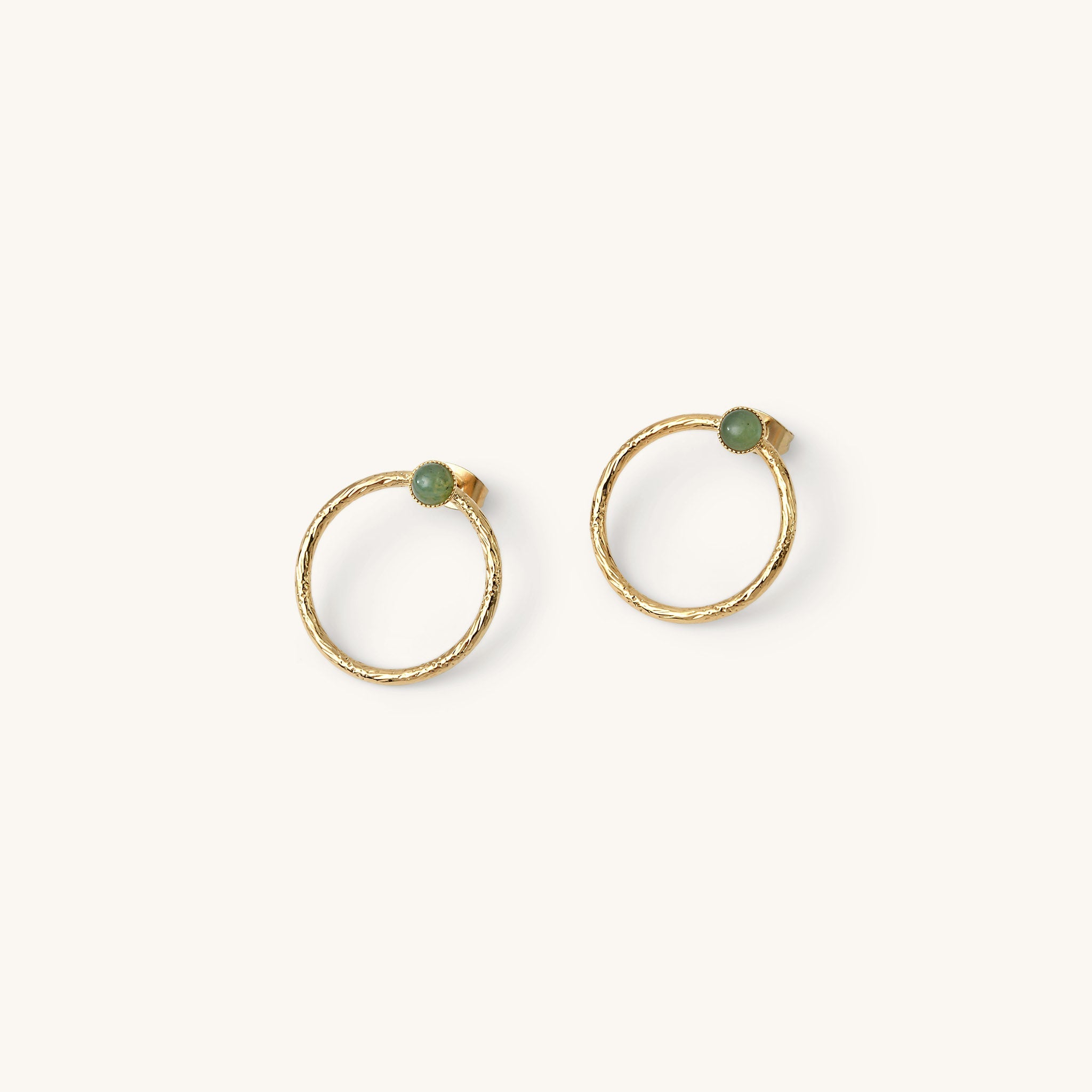 Boucles d'oreilles Laura pierres fines