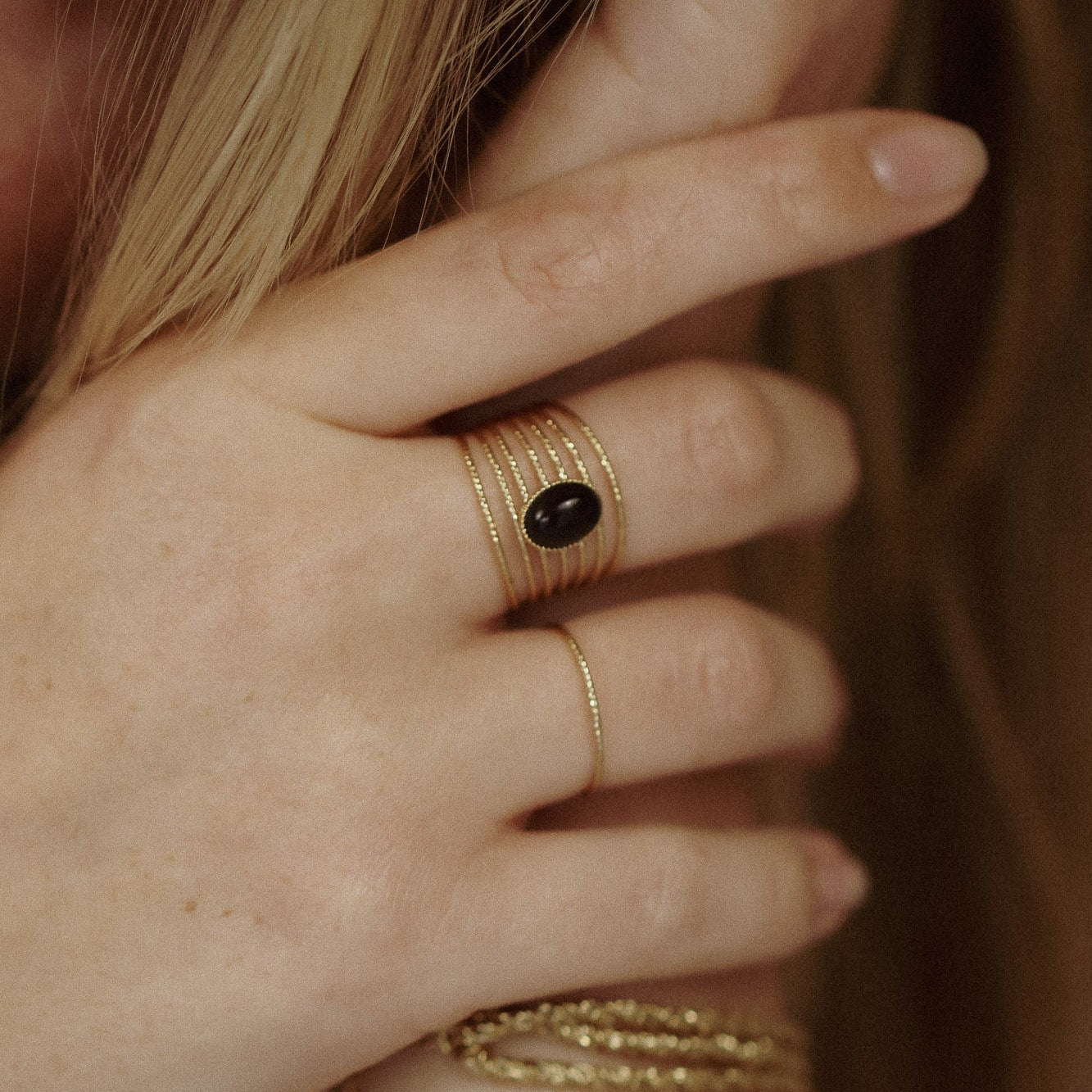 Bague Eléna pierre fine